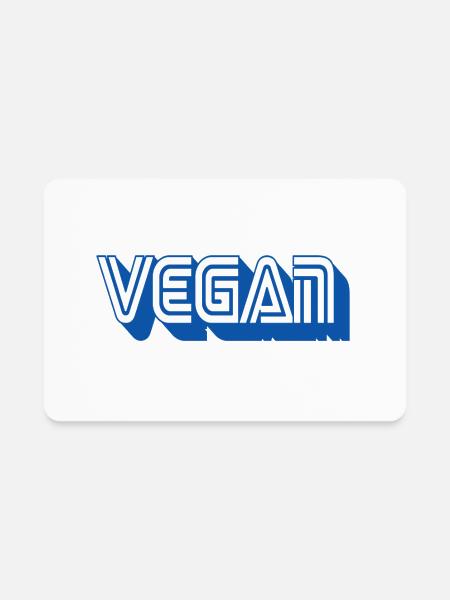 VEGAN COLLECTION CONSOLE GAME VINTAGE - Rectangle Magnet - white - Front