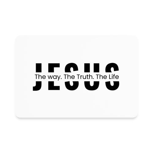 Jesus the Truth and the Life Bible Verse Merch - Rectangle Magnet