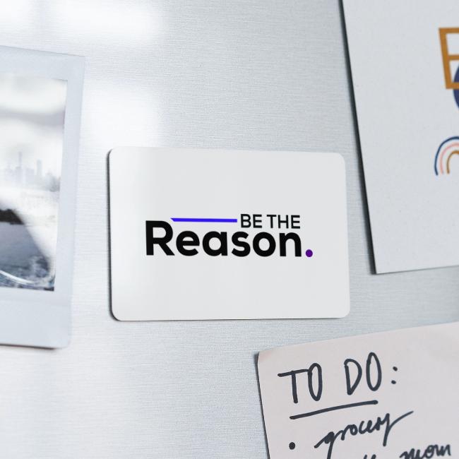 Be The Reason (black font)