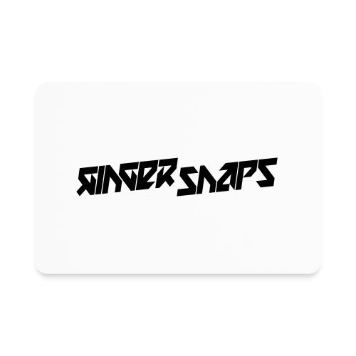 Ginger Snap5 logo (slim black) - Rectangle Magnet