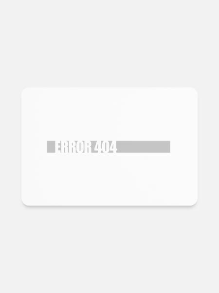 Error 404 network lost - Rectangle Magnet - white - Front
