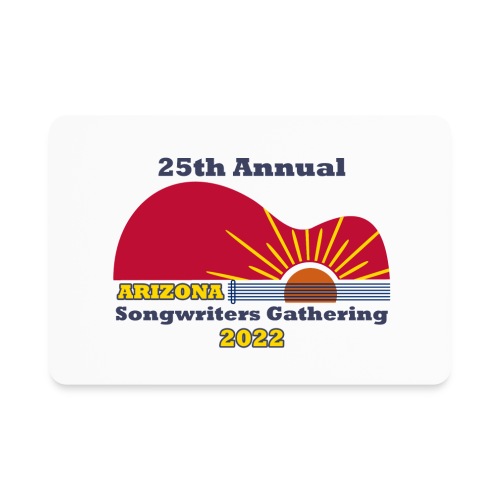 Arizona Songwriters Gathering 2022 - White/Gray - Rectangle Magnet