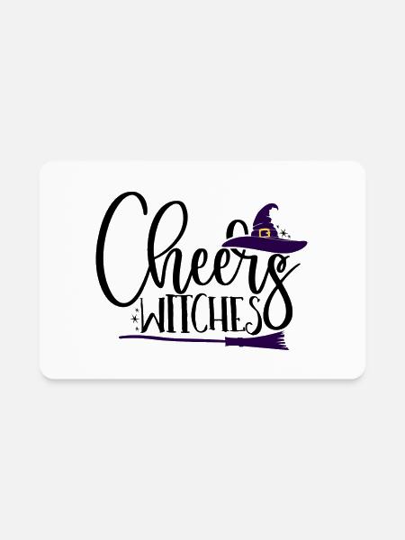 Cheers Witches - Rectangle Magnet - white - Front