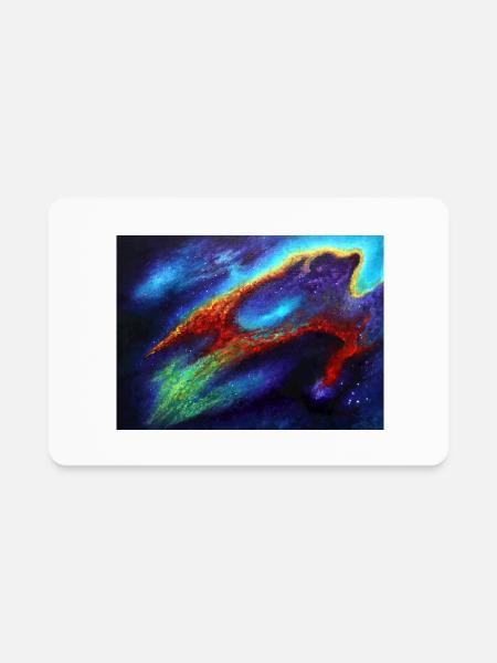 Magnificence of Heaven - Rectangle Magnet - white - Front