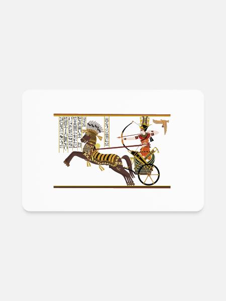 Ancient-Egyptians - Battle of Kadesh - Rectangle Magnet - white - Front