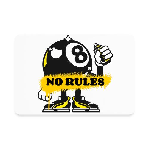 No Rules 8 Ball - Rectangle Magnet