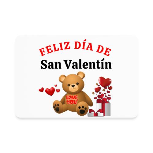 Valentine's Day Celebration Bears Love Hearts. - Rectangle Magnet