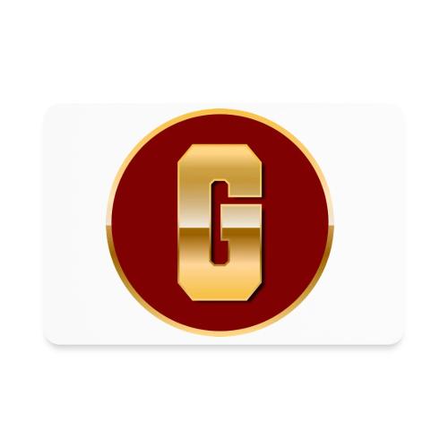 Letter G – Capital Varsity Alphabet Monogram - Rectangle Magnet