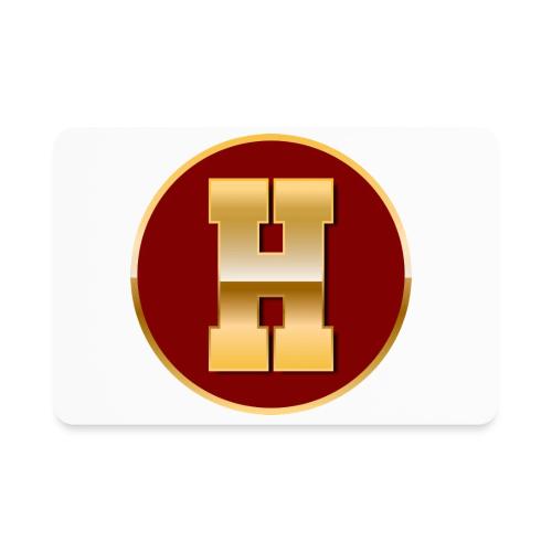 Letter H – Capital Varsity Alphabet Monogram - Rectangle Magnet