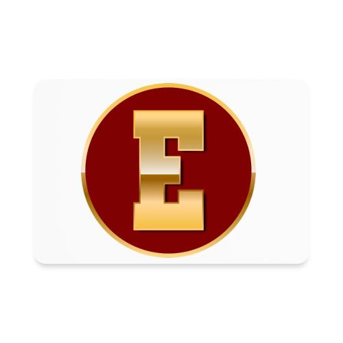 Letter E – Capital Varsity Alphabet Monogram - Rectangle Magnet