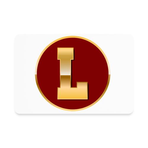 Letter L – Capital Varsity Alphabet Monogram - Rectangle Magnet