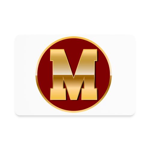 Letter M – Capital Varsity Alphabet Monogram - Rectangle Magnet