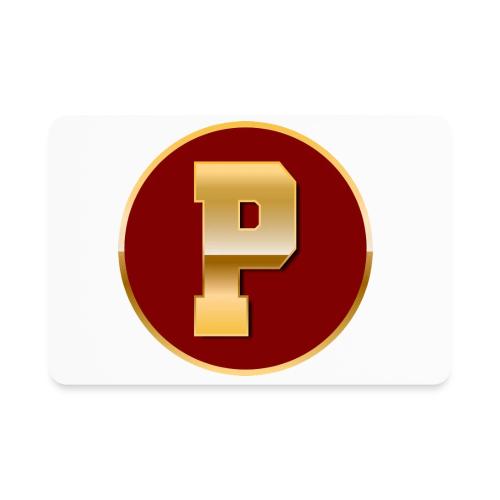 Letter P – Capital Varsity Alphabet Monogram - Rectangle Magnet