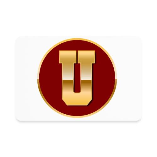 Letter U – Capital Varsity Alphabet Monogram - Rectangle Magnet