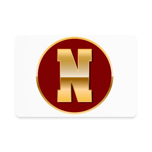 Letter N – Capital Varsity Alphabet Monogram - Rectangle Magnet