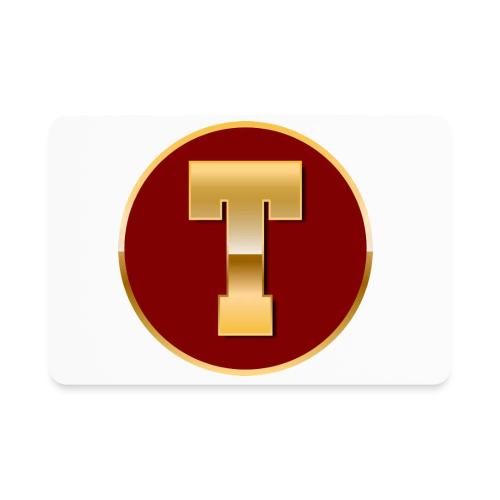 Letter T – Capital Varsity Alphabet Monogram - Rectangle Magnet