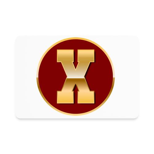 Letter X – Capital Varsity Alphabet Monogram - Rectangle Magnet