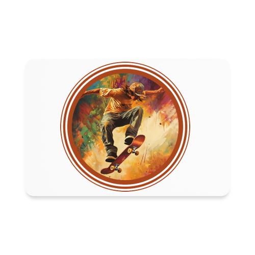 Skateboarding Mode On - Rectangle Magnet