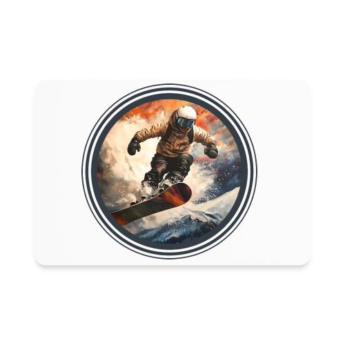 Snowboarding Elevation - Rectangle Magnet