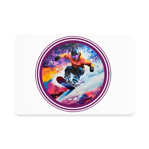 Snowboarding Spirit - Rectangle Magnet