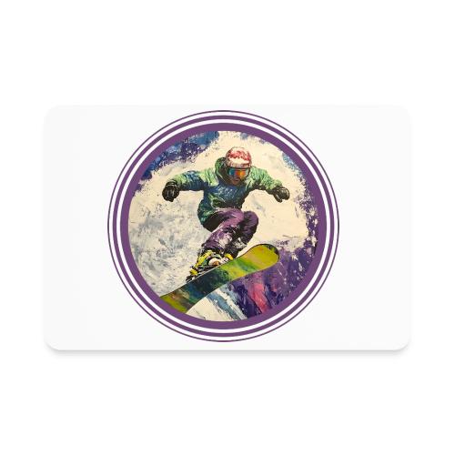 Snowboarding Soul - Rectangle Magnet