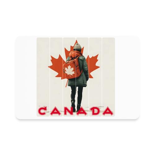 Canada: Proud Canadian Woman - Rectangle Magnet
