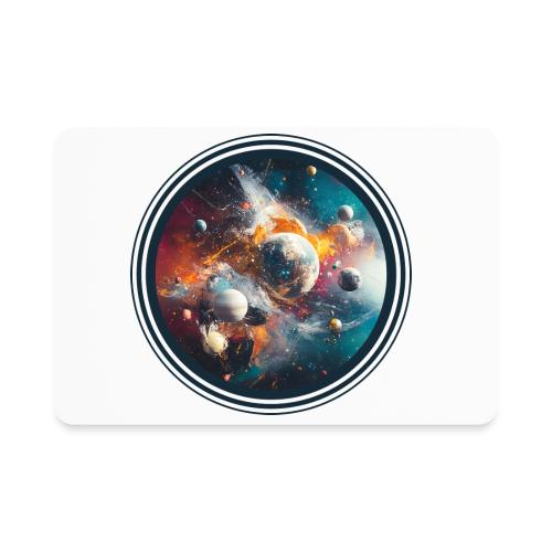 Planets in Acrylic Dreams - Rectangle Magnet