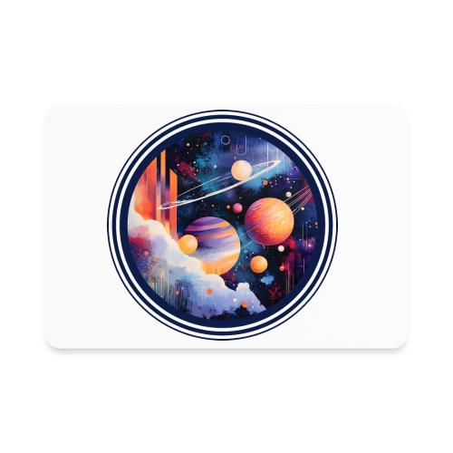 Floating Planetscape - Rectangle Magnet