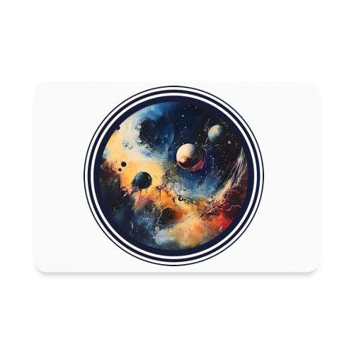 Chaotic Color Planets - Rectangle Magnet