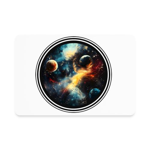 Painted Cosmos of Planets - Rectangle Magnet