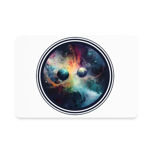 Chaotic Color Planets - Rectangle Magnet