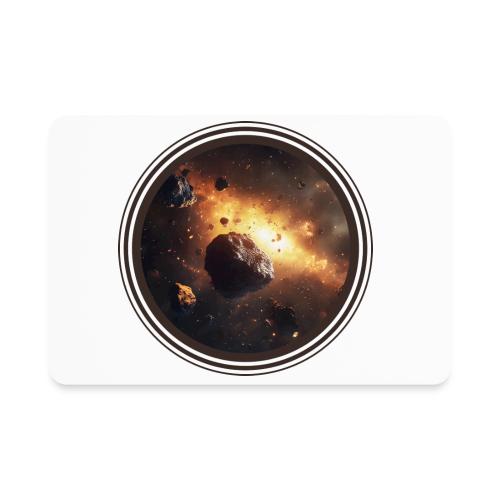 Asteroids Drift - Rectangle Magnet