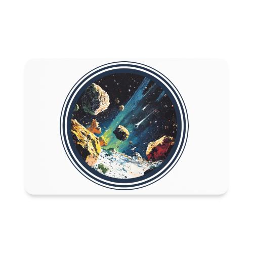 Celestial Collision - Rectangle Magnet