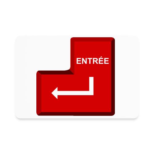 Press Enter - Rectangle Magnet