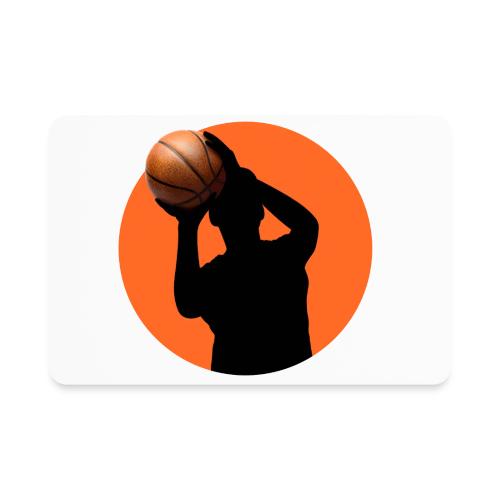Basketball: Focused Precision - Rectangle Magnet