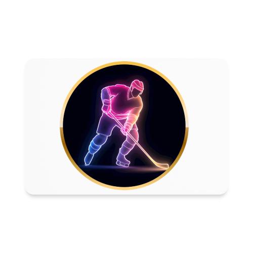 Hockey: Neon Ice Rush - Rectangle Magnet