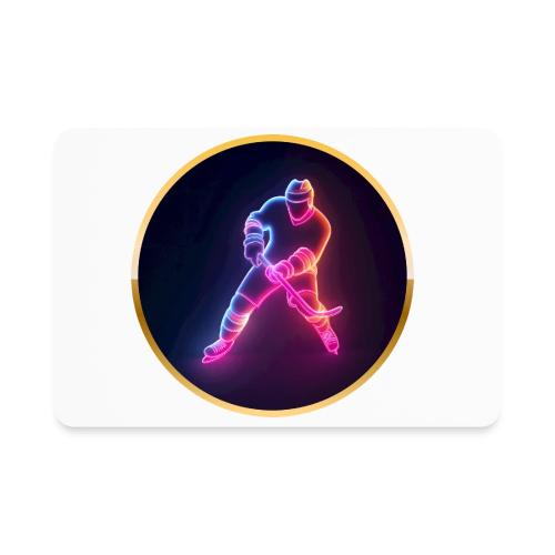 Hockey: Neon Ice Strike - Rectangle Magnet