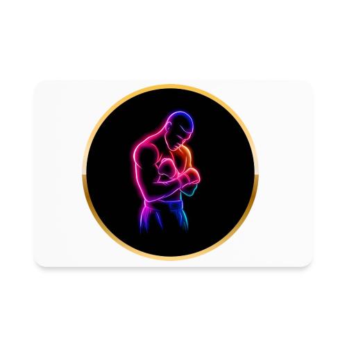 Boxing: Neon Power Guard - Rectangle Magnet