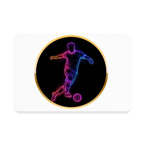 Neon Soccer Flow - Rectangle Magnet