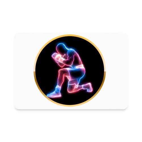 Neon Boxing Focus - Rectangle Magnet