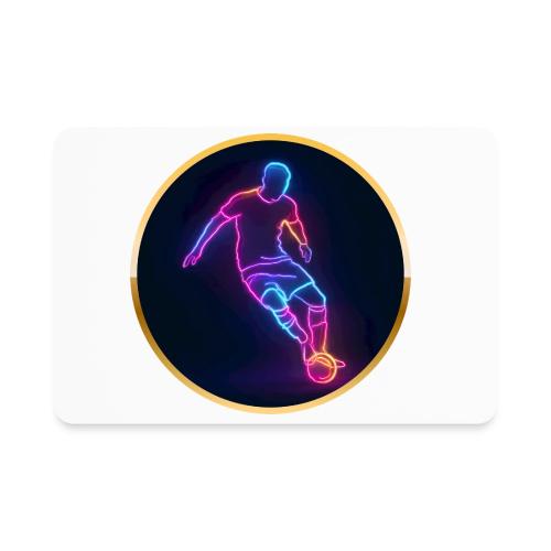 Soccer: Neon Golden Goal - Rectangle Magnet