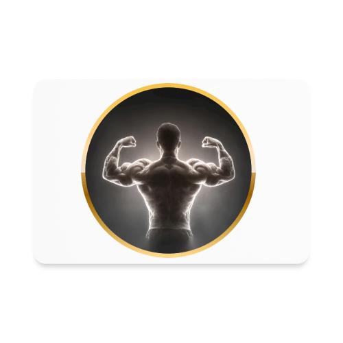 Bodybuilding: Neon Strength Frame - Rectangle Magnet