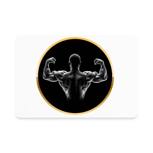 Bodybuilding: Golden Back Power - Rectangle Magnet