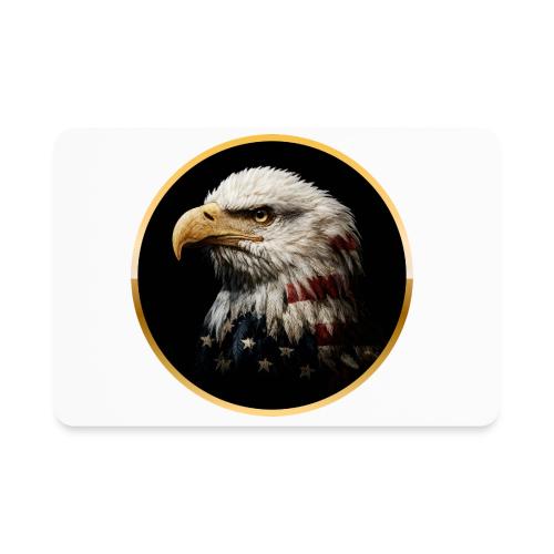 America: Golden Freedom Crest - Rectangle Magnet