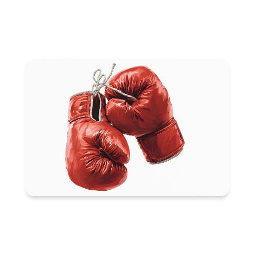 Boxing: Hanging Gloves Icon - Rectangle Magnet