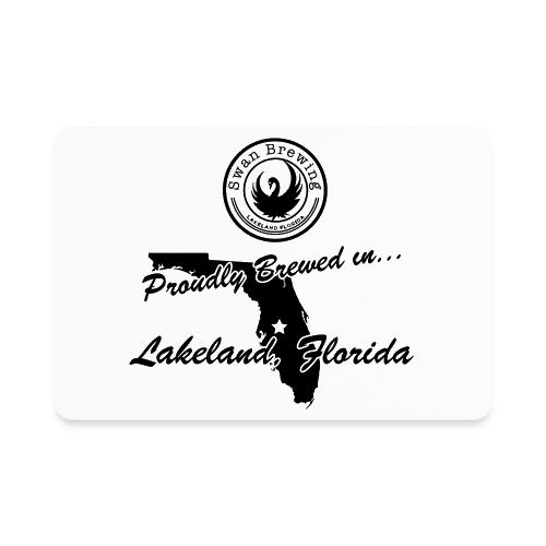 Proudly Brewed - Rectangle Magnet