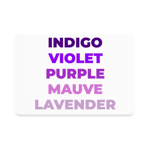 Shades of Purple - Rectangle Magnet