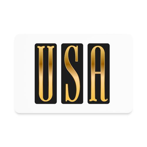 USA Gold Monolith - Rectangle Magnet