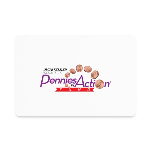 Pennies In Action Logo - Rectangle Magnet