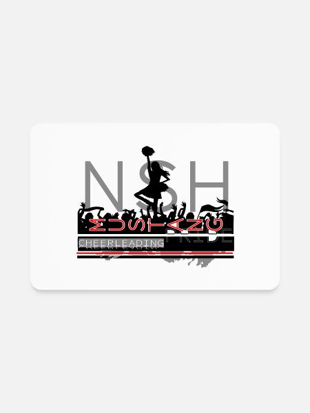 NSH CHEER - Rectangle Magnet - white - Front